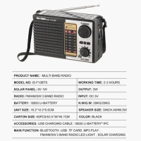 Portable Radio AM FM Small Emergency Transistor Radio Receiver Shortwave Battery Powered Tuner Receiver FM Radio радиоприёмник