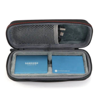 2 in 1 Carrying Case For Samsung T5 T3 T1 Portable 250GB 500GB 1TB 2TB SSD USB 3.1 Type C Hard Drive External Solid State Drives