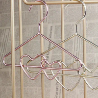 Hanger Metal Children's Hanger Pet Hanger Nordic Electroplated Iron Hanger Wet Dry Multiple Styles Household Space Saver Hangers