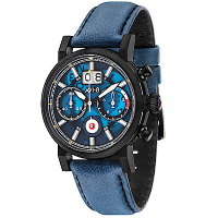 AVI-8 飛行錶 HAWKER HURRICANE 潮流手錶-藍/45mm