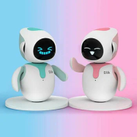 Eilik Robot Toy Kawaii Emo Humanoid Robots Cute Blue Pink Dance Swing Intelligent Companion Smart Ai Pet Toys for Older People