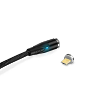 【聆翔】安卓Micro USB 1米線+安卓頭(360度無死角超吸 快充磁吸充電線)