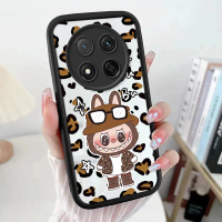 เคสโทรศัพท์พิมพ์ลายเสือดาว LABUBU สำหรับ Honor Magic5Pro, Magic6Pro, Magic7Lite, X9C, X60PRO, Magic7