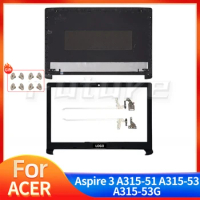 New Laptop Case For Acer Aspire 3 A315-51 A315-53 A315-53G LCD Back Cover Front Bezel Hinges Rear Lid Top Back