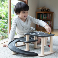 【Plantoys】賽車場立體停車塔(木質木頭玩具 玩具車 軌道車)