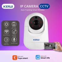 KERUI Kamera IP CCTV Tuya Auto Tracking P162 5MP Smart Camera WIFI Audio Dua Arah