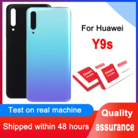 Back Housing Replacement For Huawei Y9s Back Cover Battery Glass With Adhesive Sticker For Y9S Rear Cover Door Case