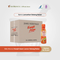Sido Muncul Kunyit Asam Botol - 1 Karton Isi 24 Pcs x 150 ml