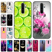 Soft Silicone TPU Case for Xiaomi Redmi Note 8 Pro Note 8t Phone Case for Xiaomi Redmi Note 8 Note8 Shell Painted Cover Flower