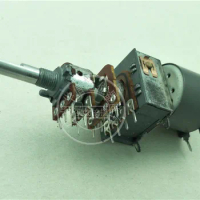 [VK] TEAC3020 Amplifier volume potentiometer LG B50K Quad motor potentiometer handle 25MMF 14 feet switch