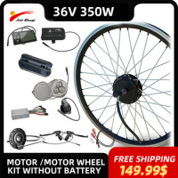 Electric Bicycle Conversion Kit 36V 350W Front Rear wheel Hub Brushless Controller with Display 26inch 700C 27.5inch 29inch