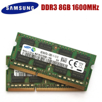 Samsung DDR3 1GB 2GB 4GB 8GB 1066 1333 1600 MHz PC3 PC3L 8500S 10600S 12800S หน่วยความจำแล็ปท็อปโน้ตบุ๊ค RAM