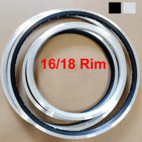 16 Inch/349 16 Inch/18 Inch CNC Rim BMX Folding Bike Disc/V Brake Bicycle Rim Aluminum Alloy 16/20/24/28/32/36 Holes