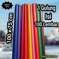 Kertas minyak/layangan (isi 100 lembar) kertas  layangan layangan