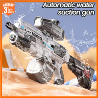 Electric Water Gun High-Tech Automatic Water Soaker Guns Large Capacity Games High Pressure Water Gun Toys for Kids Summer Toy