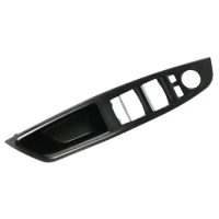 Left Side Door Handle,Window Switch Armrest Panel Door Armrest Pull Handle For-BMW F10/F11 5 Series