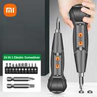 New Xiaomi 3.6V 3Nm Multifunctional Electric Screwdriver Set Kit Rechargeable Mini Screw Driver Bits Kit Home Repair Power Tools