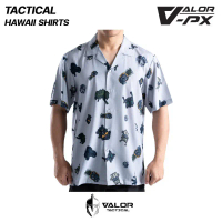 Valor PX-Hawaii-Shirt Tactical เสื้อฮาวาย เสื้อเชิ้ตแทคติคอล ฮาวายแขนสั้น ใส่ได้ทั้งผู้ชายและผู้หญิง