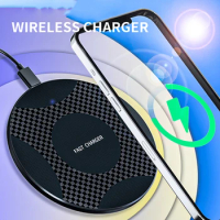 10W Fast Wireless Charger for Xiaomi Redmi Note 12 Pro Plus Nokia G300 iPhone13 VIVO X80 Pro Phone Wireless Charging Pad