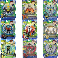 Original Ben10 Action Figure Toys Alien Force Cartoon Anime Game Set Collectible Model Doll Protector of Earth Boy Birthday Gift