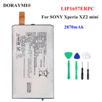 Original LIP1657ERPC Replacement Battery For SONY Xperia XZ2 Mini Phone Batteries 2870mAh Bateria+Tools