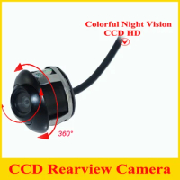 Factory Promotion CCD HD night vision 360 degree car rear view camera front camera front view side reversing backup camera