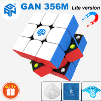 GAN 356 M 3x3x3 Magnetic Magic Cube Professional 3x3 Rubix Speed Puzzle GAN356M Rubick 3×3 GES Fidge