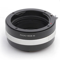 Pixco Lens Adapter Suit For Pentax A Mount DA Lens to Canon EOS M50 M100 M6 M5 M10 M3 M2 M Camera