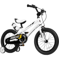 New Dual Handbrakes Kids Bike 14 Inch Toddlers Learning Bicycle with Training Wheels for Boys Girls Beginners Age 3-5 Years