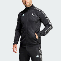Adidas Messi JKT IJ4936 男 立領 外套 亞洲版 運動 訓練 足球 梅西 拉鍊口袋 反光 黑