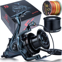 Sougayilang 13 + BB รอกตกปลา Surfcasting Reel 4.2:1GR Super ที่มีประสิทธิภาพ Strong Fishing Spinning