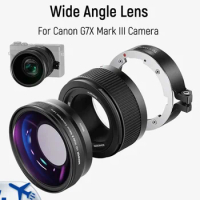NEEWER Wide Angle Lens Compatible with Canon G7X Mark III Camera, 2 in 1 18mm HD Wide Angle &amp; 10x Macro Additional Lens