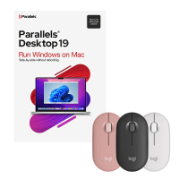 Parallels Desktop 19 for Mac+ Logitech羅技M350s 無線藍牙滑鼠