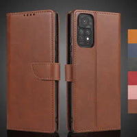 Wallet Leather Flip Case for Xiaomi Redmi Note 11 Pro (4G 5G 6.67" Global EUR RUS) Retro Cover Protective Holster Fundas Coque