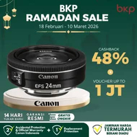 BKP Canon EF-S 24mm f/2.8 STM Lensa Kamera