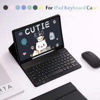 Magnetic Detachable Wireless Bluetooth Keyboard Mouse Case for iPad Pro 12.9 2022 2021 2020 2018 M2 M1 with Keyboard Casing