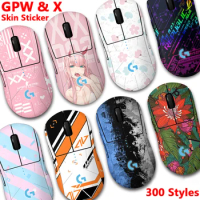 300 Styles Pink Cute Skin Full Coverage Scratch Protection Sticker For Logitech G Pro X Superlight GPW Wireless Mouse
