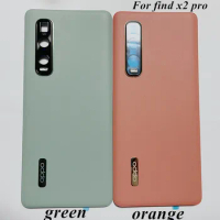 100% Original For Oppo Find X2 X2 pro Rear Battery Back Cover with logo Panel Rear Door Housing Case with adhesive for findx2pro