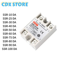 Single-phase solid-state relay SSR-25DA (25A) Solid-state relay (DC controlled AC)SSR-10DA25DA30DA40DA
