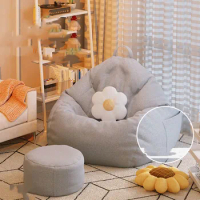 Recliner Comfy Bean Bag Sofa Lounge Bedroom Individual Reading Sleeper Bean Bag Sofa Relaxing Puffs Asiento Home Furniture HDH