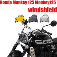 New Motorcycle Accessories Fit Honda Monkey 125 Retro Style Windshield Apply For Honda Monkey 125 Monkey125