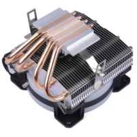 Cooling Fan RGB LED CPU Cooler Heatsink with 4 Heatpipe 2 Copper Pipe Support LGA 2011 775 771 1366 1155 1156