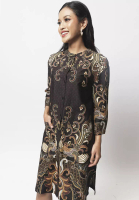 Batik Solo Batik Solo Caya Ladies Laras Shirtdress-M3
