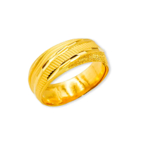 【金品坊】黃金戒指志氣昂揚男戒 2.20錢±0.03(純金999.9、純金戒指、男生戒指)