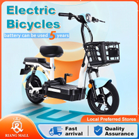 New Electric Bike 2 Seat Removable Rechargeable Large Capacity Battery Electric Bicycle Rechargeable