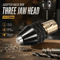 Chuck Kepala Bor Mini Die Grinder Tuner 0.3-3.5mm Set Hex Adaptor Gerinda Botol 503803