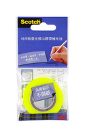 【3M】Scotch 812Y(黃) 可再貼螢光標示膠帶(補充包)