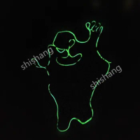 PF002 EL cold wire cloak ballroom dance led costumes belly dance dress wears singer stage show clothes party dij disco wears