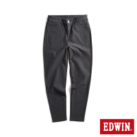 EDWIN JERSEYS 迦績 超彈西裝錐形牛仔褲-男-黑灰色