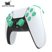 DATA FROG Replacement White Housing Buttons for PlayStation 5 Gamepad Case Repair Parts Kit for PS5 Game Controller Accessories